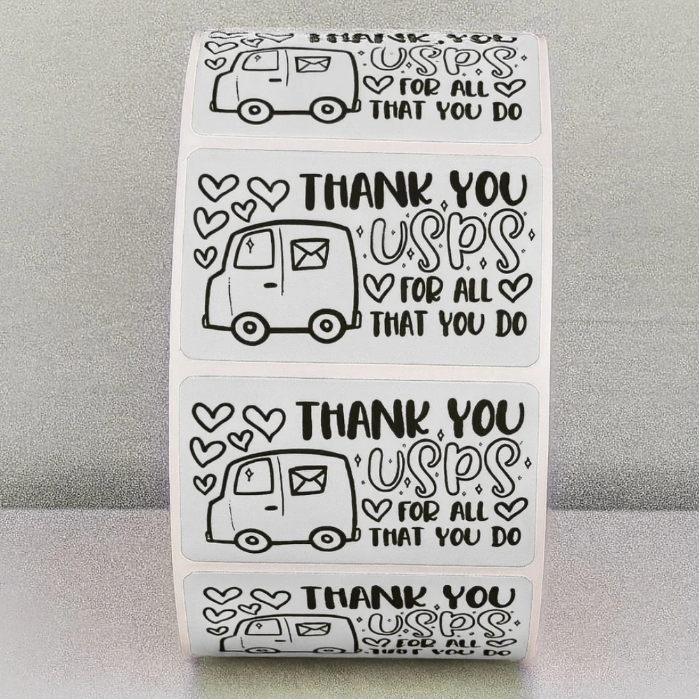 Thank You USPS Stickers – Mail Carrier Appreciation Labels for Packages 2